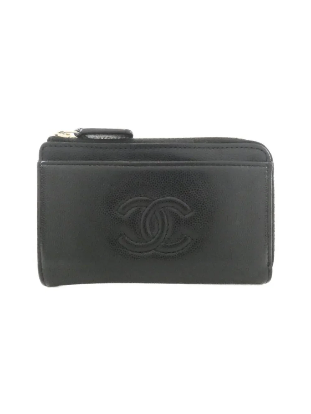 Chanel Card Case Holders Black